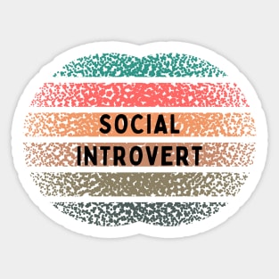 Social introvert Sticker